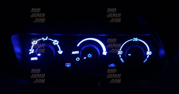 Cyber Stork Air-Con Instrument Panel LED Bulb Set American Red - Lancer Evolution CT9A